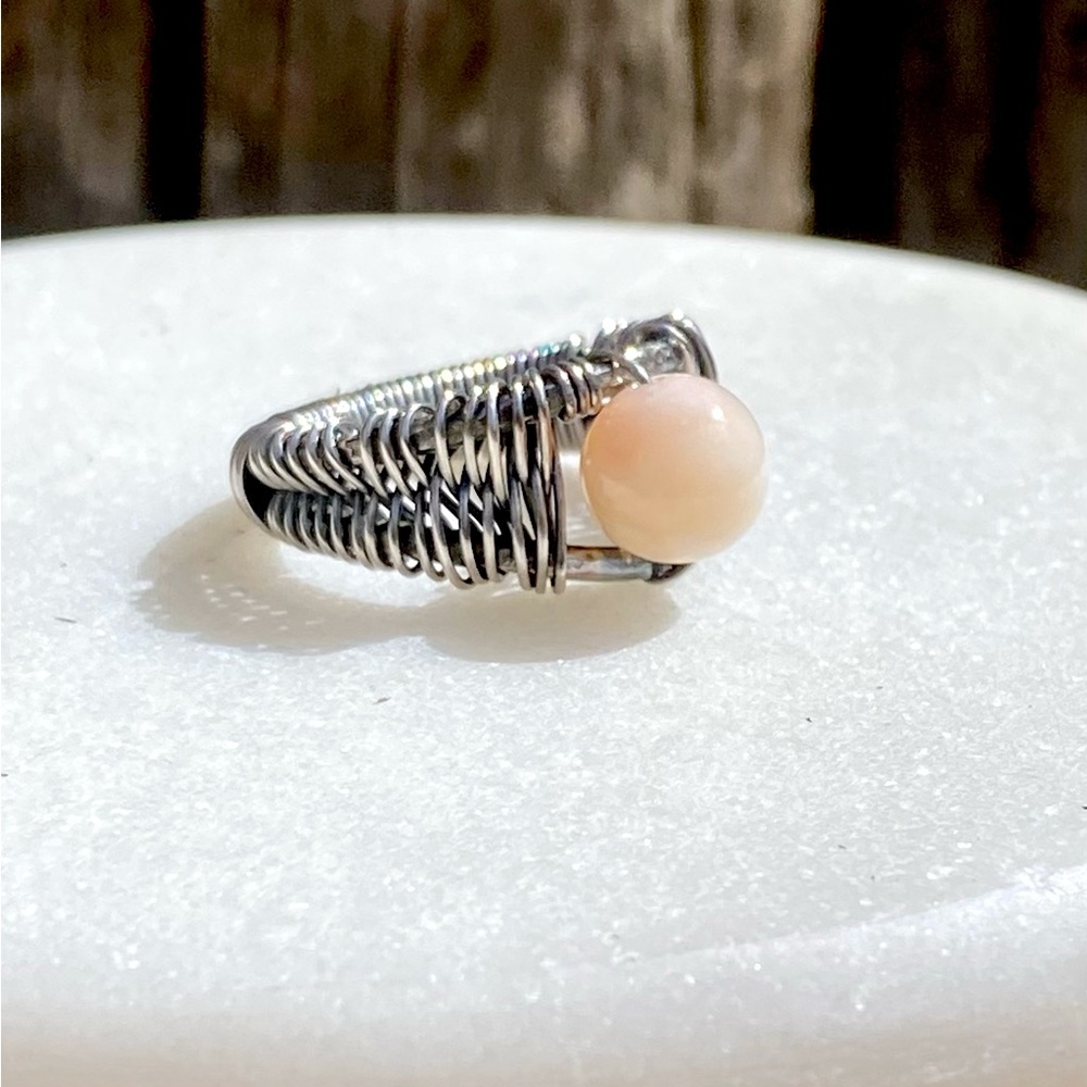 Pink Opal Ring - image 5